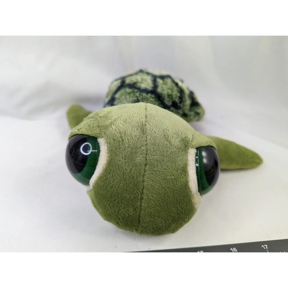 Aurora Green Turtle Dinosaur Plush Lot Big Sleepy‎ Eyes Stuffed Animal Toy